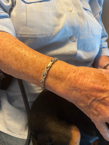 Titanium magnetic bracelet